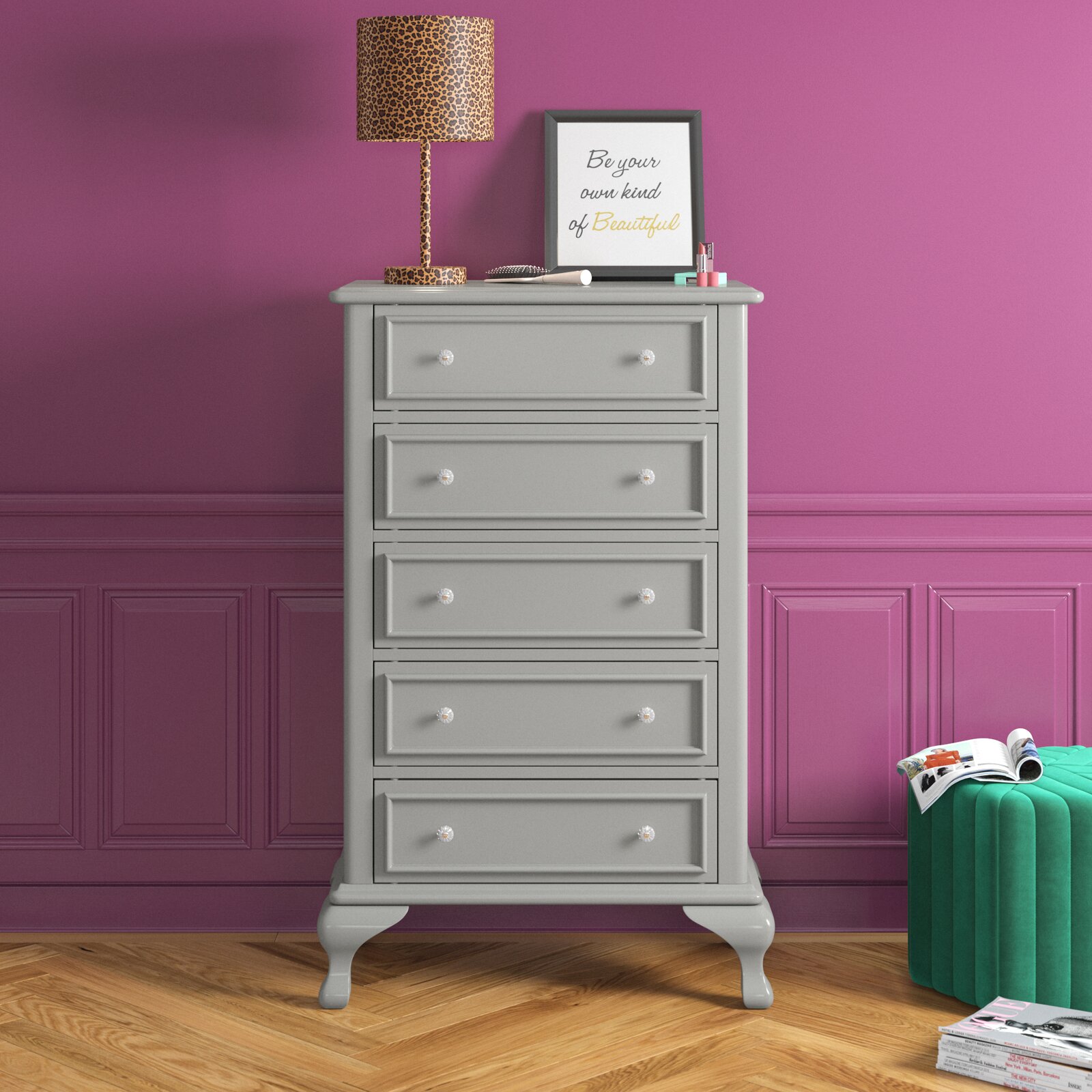 Etta Avenue Teen Monique 5 - Drawer Dresser & Reviews